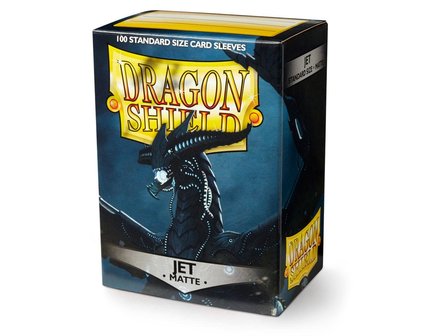 Dragon Shield Card Sleeves: Standard Matte Jet (63x88mm)