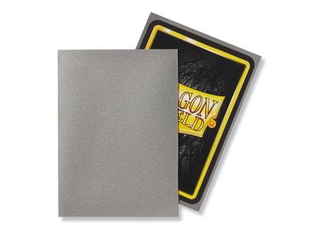 Dragon Shield Card Sleeves: Standard Matte Silver (63x88mm)