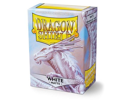 Dragon Shield Card Sleeves: Standard Matte White (63x88mm)