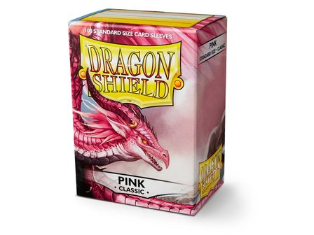 Dragon Shield Card Sleeves: Standard Pink (63x88mm)