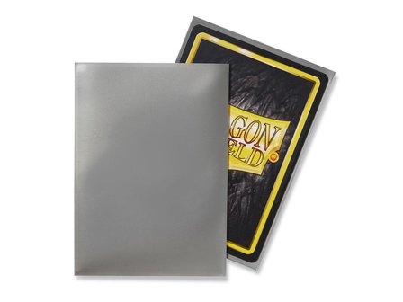 Dragon Shield Card Sleeves: Standard Silver (63x88mm)