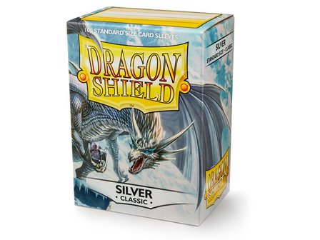 Dragon Shield Card Sleeves: Standard Silver (63x88mm)