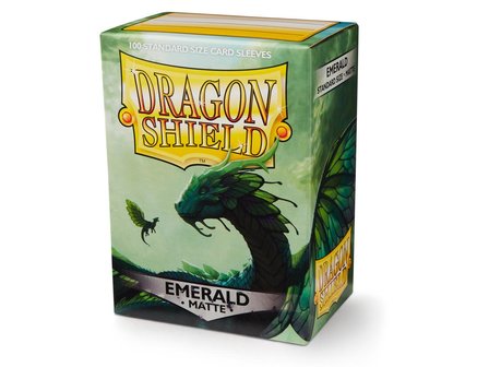 Dragon Shield Card Sleeves: Standard Matte Emerald (63x88mm)