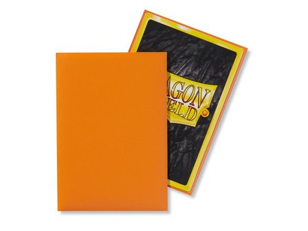 Dragon Shield Card Sleeves: Japanese Matte Orange (59x86mm)