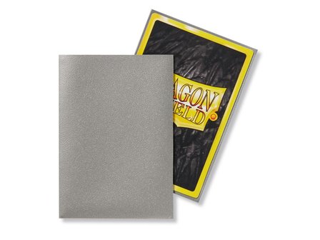 Dragon Shield Card Sleeves: Japanese Matte Silver (59x86mm) - 60 stuks