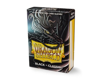 Dragon Shield Card Sleeves: Japanese Classic Black (59x86mm) - 60 stuks
