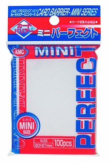 KMC Mini Sleeves (Perfect): Clear (60x87mm) - 100 stuks