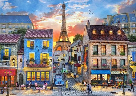 Streets of Paris - Puzzel (500)