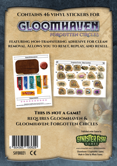 Gloomhaven: Forgotten Circles - Removable Sticker Set