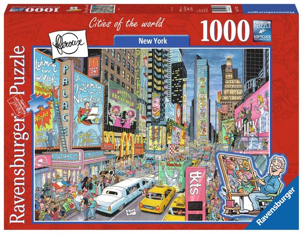 Fleroux: New York, Cities of the World - Puzzel (1000)
