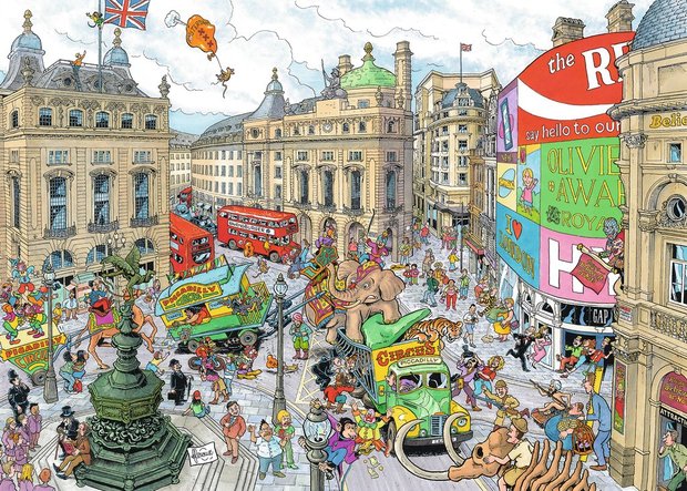 Fleroux: Londen, Cities of the World - Puzzel (1000)