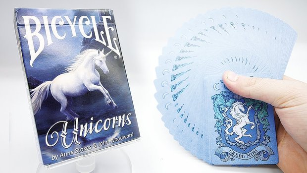 Speelkaarten Anne Stokes & John Woodward Unicorns (Bicycle)