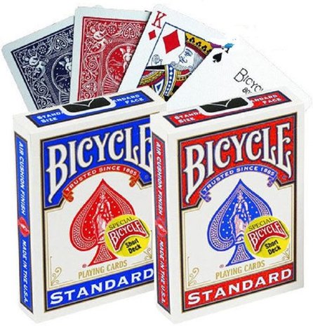 Speelkaarten Standard Short Deck Rood (Bicycle)