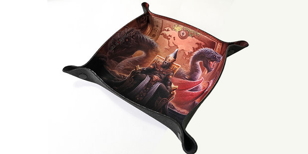 Dice Tray Square: Black Pharaoh (All Rolled Up)