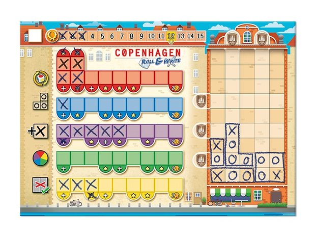 Copenhagen: Roll & Write