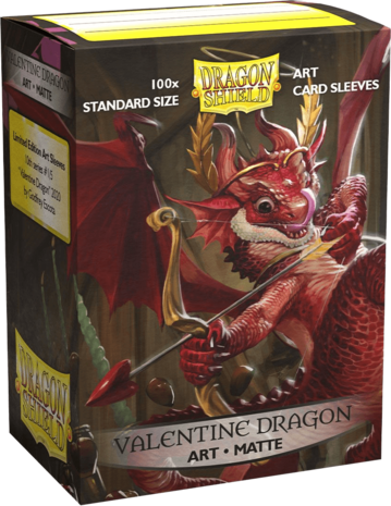 Dragon Shield Standard Art Sleeves: Valentine Dragon 2020 (63x88mm) - 100 stuks