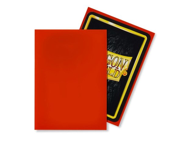 Dragon Shield Card Sleeves: Standard Tangerine (63x88mm) - 100 stuks