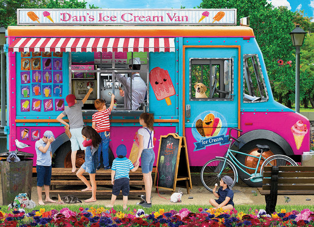 Dan's Ice Cream Van - Puzzel (1000)