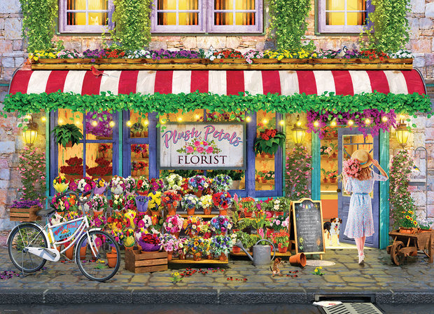 Plush Petals Flower Shop - Puzzel (1000)