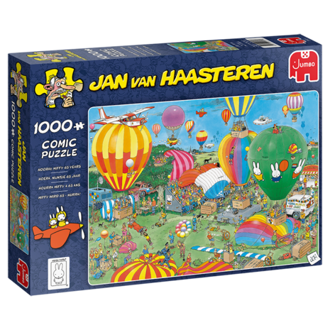 Hoera, Nijntje 65 Jaar - Jan van Haasteren Puzzel (1000)