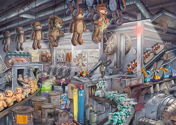 Escape Puzzel: Speelgoedfabriek (368)