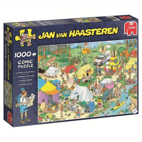 Kamperen in het Bos - Jan van Haasteren Puzzel (1000)