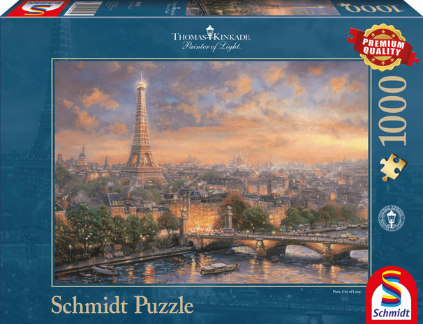 Parijs, stad van de liefde (Thomas Kinkade) - Puzzel (1000)