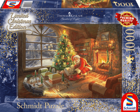 De Kerstman is er! (Thomas Kinkade) - Puzzel (1000)