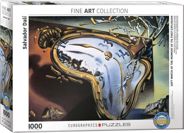 Soft Watch at the Moment of it's First Explosion, Salvador Dali - Puzzel (1000)