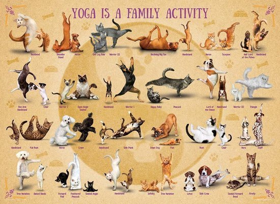 Yoga is a Family Activity - Puzzel (500)