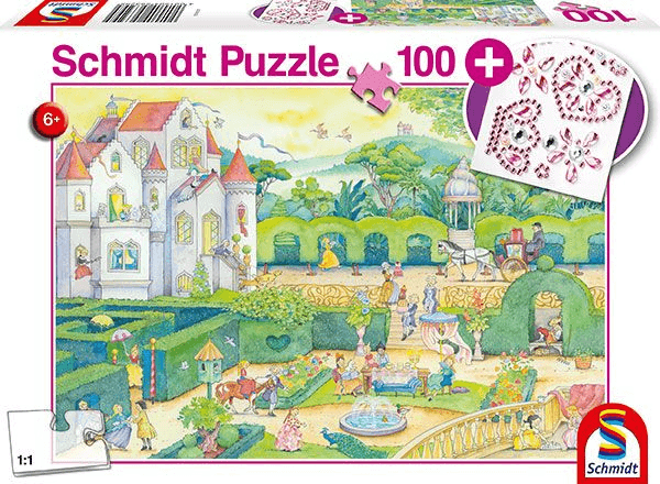 Bij de sprookjesprinsessen - Puzzel (100)