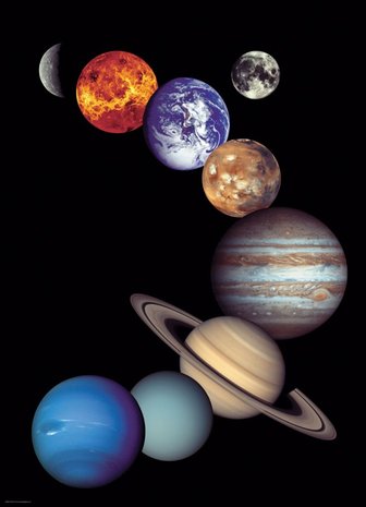 NASA: The Solar System - Puzzel (1000)