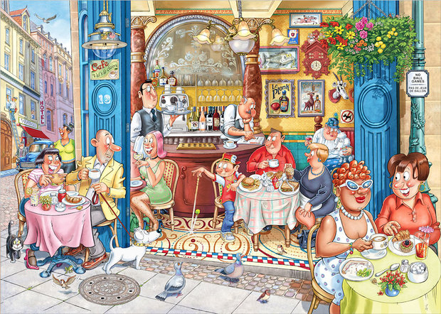 Wasgij Mystery Puzzel (#18): Een Snelle Hap! (1000)