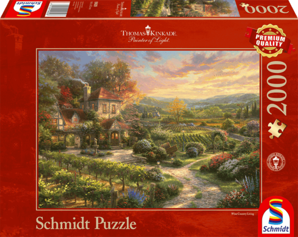 In de wijnbergen (Thomas Kinkade) - Puzzel (2000)