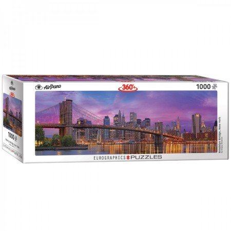 Brooklyn Bridge, New York - Panorama Puzzel (1000)