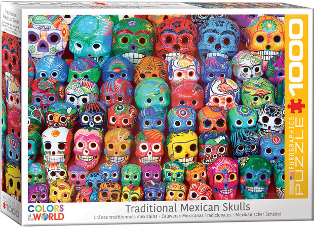 Traditional Mexican Skulls - Puzzel (1000)