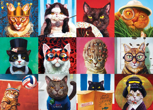 Funny Cats - Puzzel (1000)