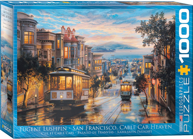 San Francisco, Cable Car Heaven - Puzzel (1000)