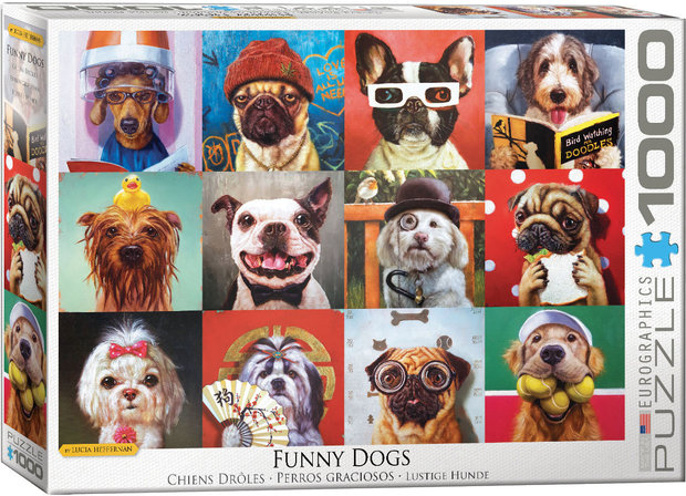Funny Dogs - Puzzel (1000)