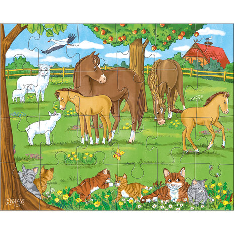 Puzzels: Dierenfamilies (4+)