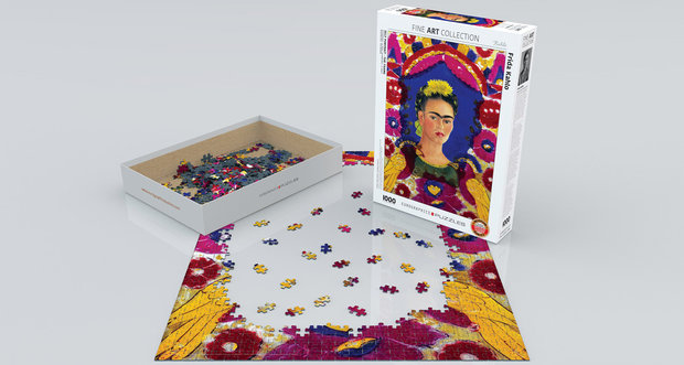 Self Portret: The Frame, Frida Kahlo - Puzzel (1000)