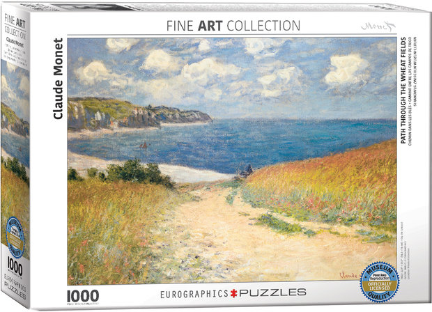 Path Through the Wheat Fields, Claude Monet - Puzzel (1000)