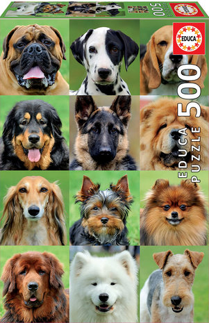 Dogs Collage - Puzzel (500)