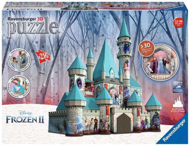 Frozen 2 Kasteel - 3D Puzzel (216)