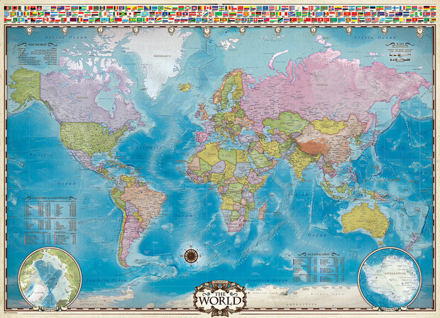 Map of the World - Puzzel (1000)