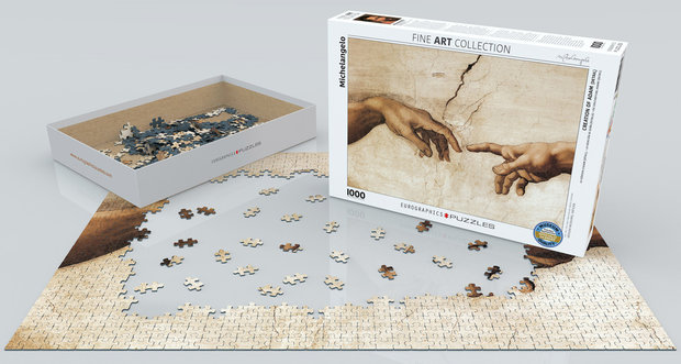 Creation of Adam, Michelangelo - Puzzel (1000)