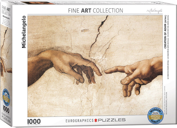 Creation of Adam, Michelangelo - Puzzel (1000)