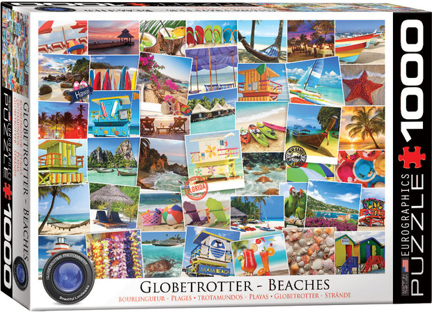 Globetrotter, Beaches - Puzzel (1000)