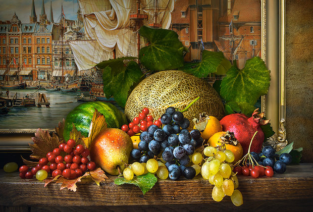 Still Life with Fruits - Puzzel (1500)