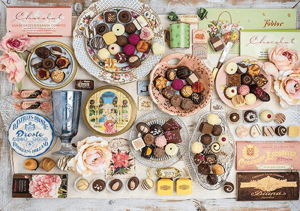 Nostalgische chocolade - Puzzel (1500)